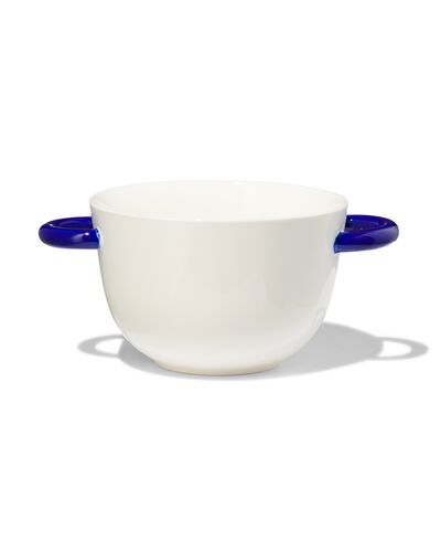 Schale, &Oslash; 13.5 cm, Kombigeschirr, New Bone China, wei&szlig;-blau - 9650004 - HEMA