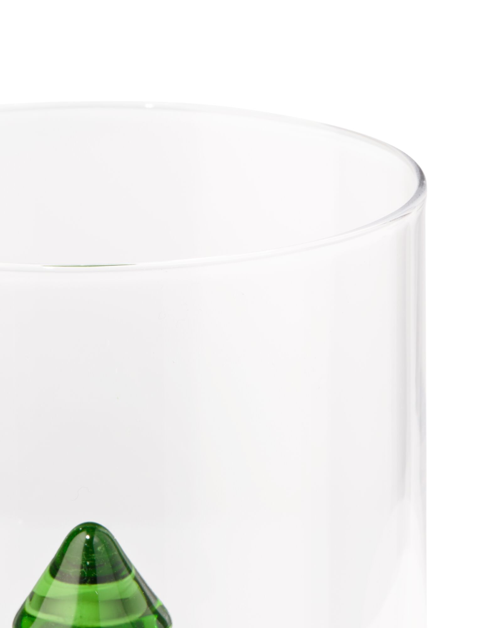 verre &agrave; eau 380 ml avec figurine arbre de No&euml;l - 25600086 - HEMA