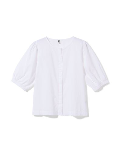 damesblouse Sophie wit wit - 36203730WHITE - HEMA