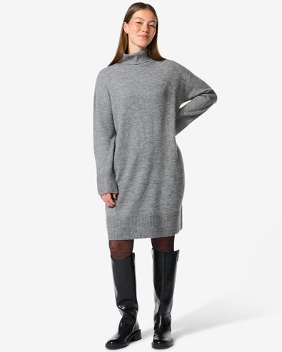 damesjurk Frankie lichtgrijs - 36366860LIGHTGREY - HEMA