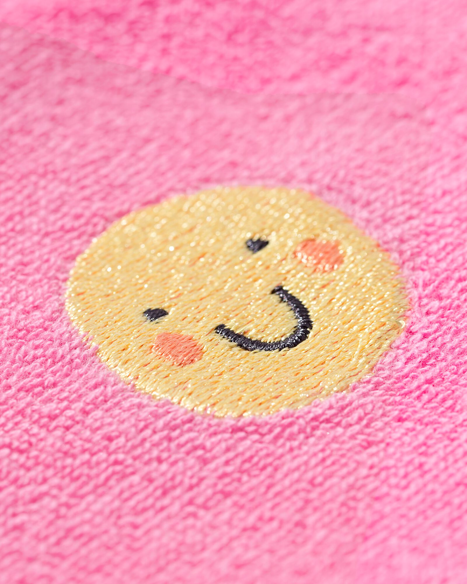 pyjama b&eacute;b&eacute; en tissu &eacute;ponge visage rose - 33347740PINK - HEMA