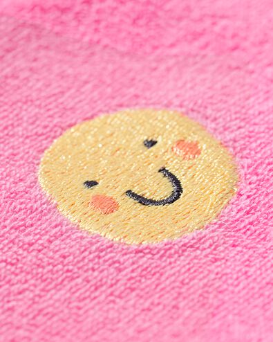 pyjama b&eacute;b&eacute; en tissu &eacute;ponge visage rose - 33347740PINK - HEMA