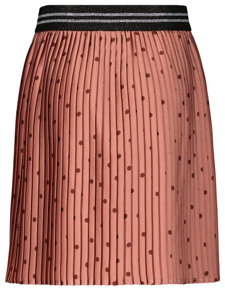 jupe plissée enfant à pois rose rose - 1000028356 - HEMA