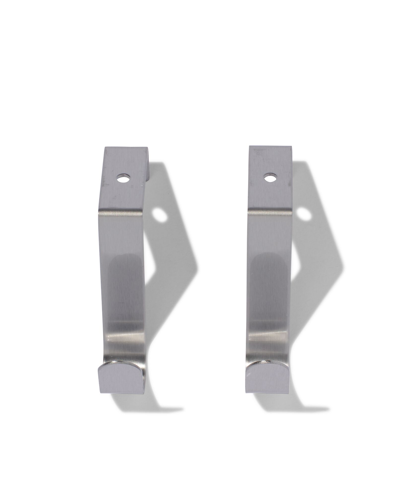 2 crochets de porte inox - 80301252 - HEMA