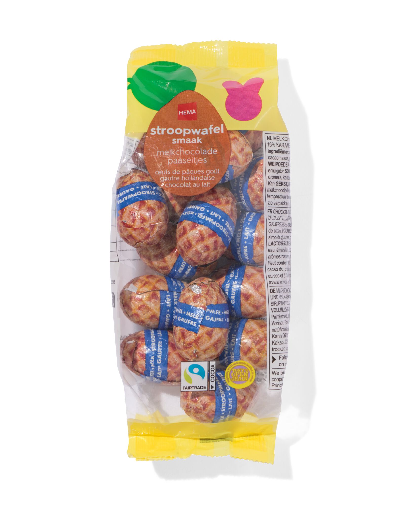 paaseitjes melk stroopwafel 175gram - 24202205 - HEMA
