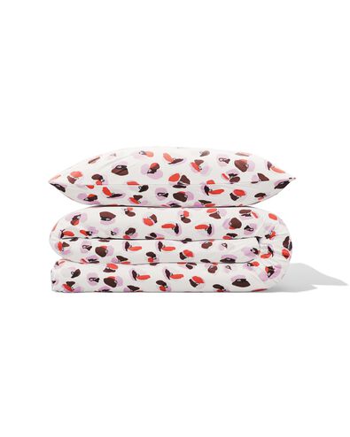 Bettbezug 140 &times; 200/220 cm, weiche Baumwolle, Blumen - 5700234 - HEMA