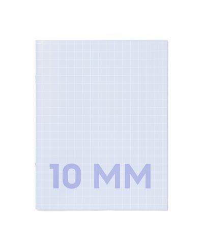 3 cahiers bleus format A5 - à carreaux 10mm - 14120219 - HEMA