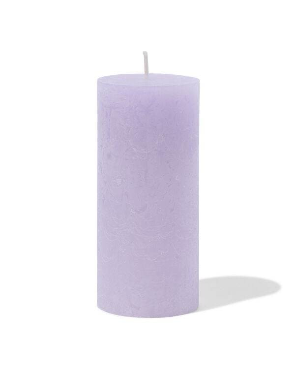bougies rustiques lilas lilas - 1000029578 - HEMA