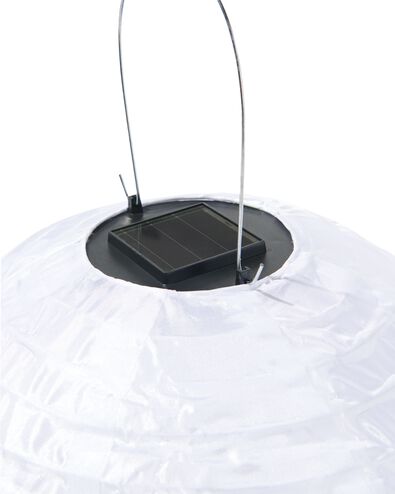 Solar-Gartenlaterne, &Oslash; 28 cm, wei&szlig; - 41810285 - HEMA