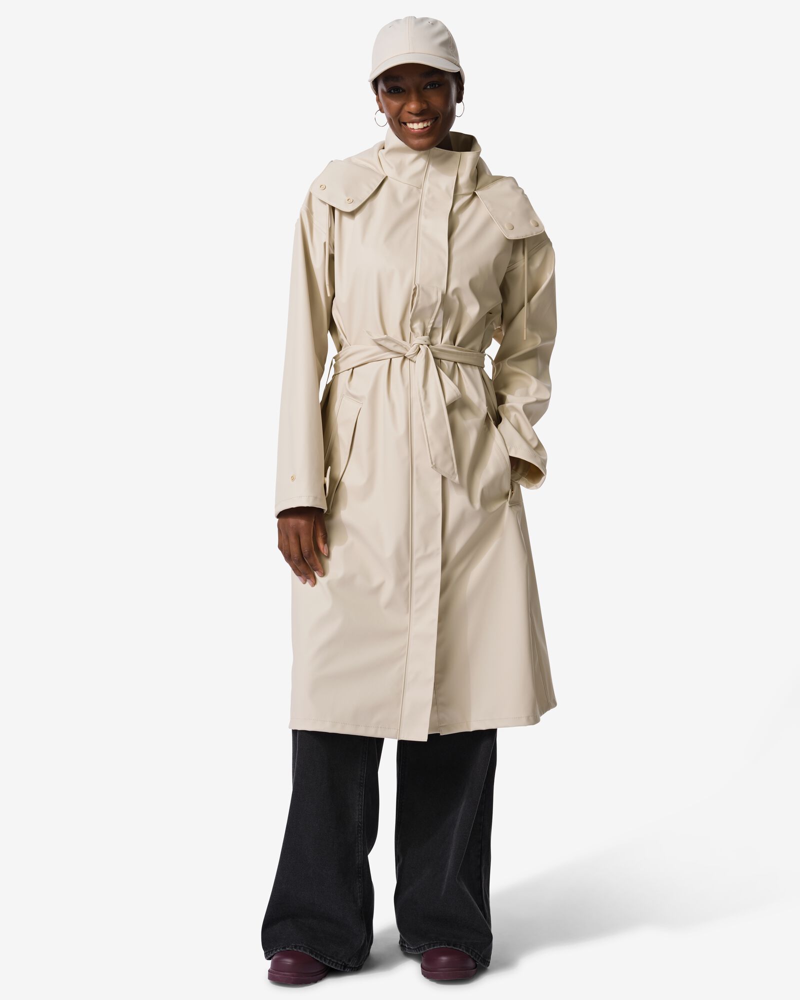 damesregenjas naturel naturel - 34450530NATURAL - HEMA