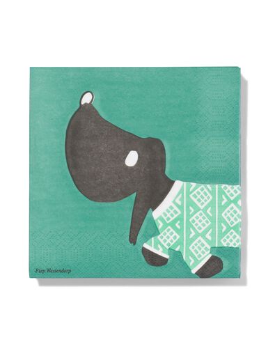 Takkie servetten 33x33 papier - 20 stuks - 25610002 - HEMA