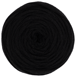 fil de ruban en coton recyclé 50m noir - 1400238 - HEMA