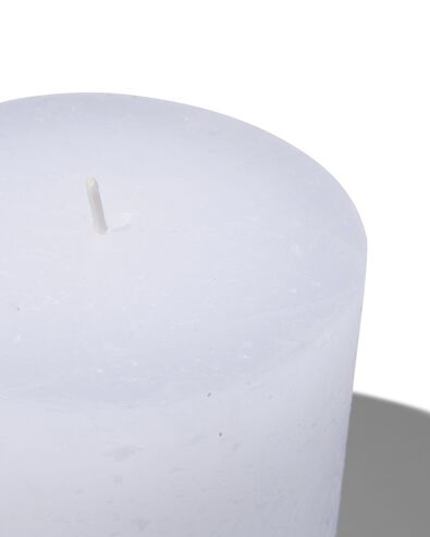 rustieke kaars 10 x 10 cm wit 10 x 10 - 13502253 - HEMA