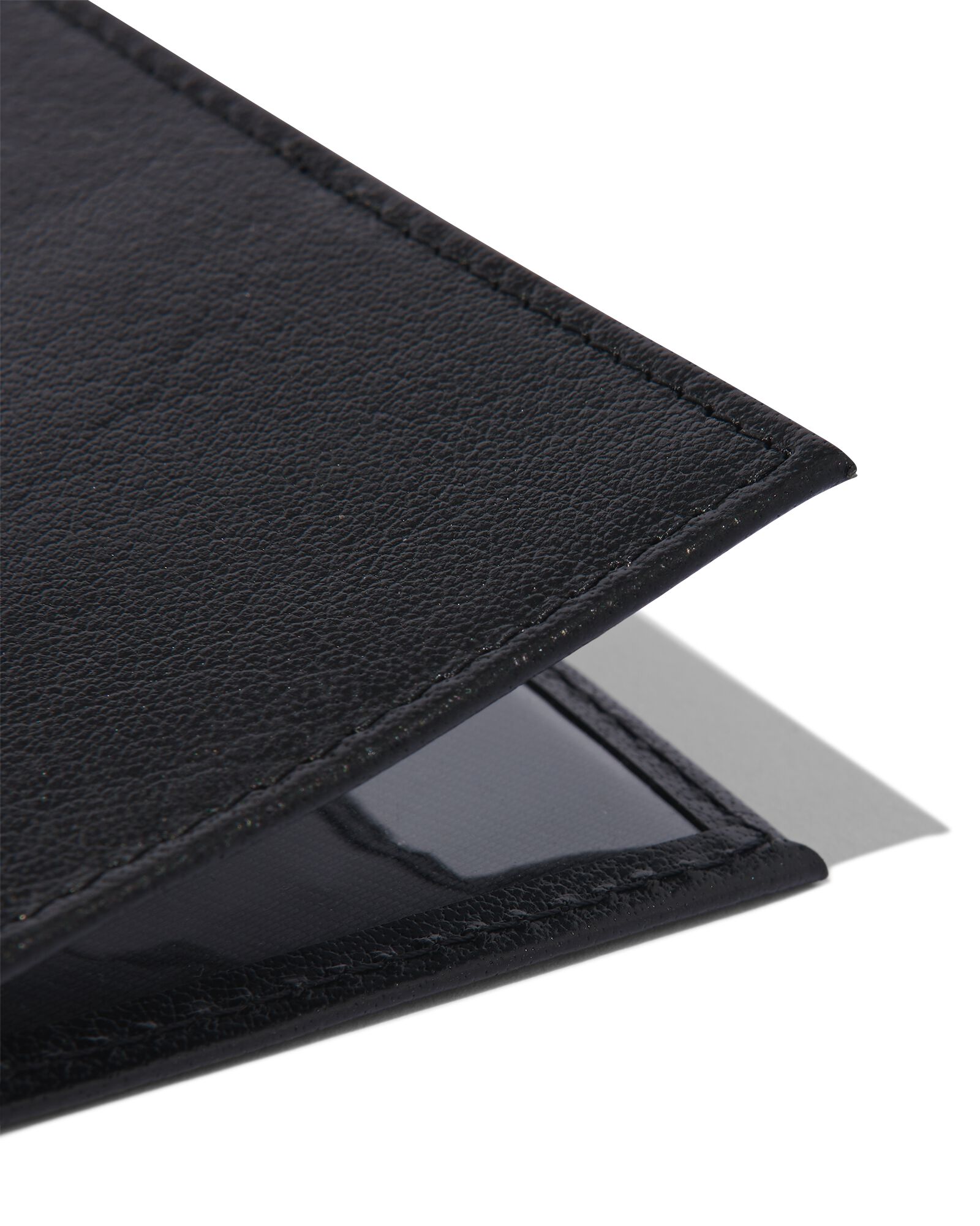 porte-cartes en cuir - RFID - noir - 18120070 - HEMA