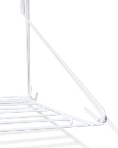 &eacute;tendoir mural 57x48x3,5 cm m&eacute;tal blanc - 20500190 - HEMA