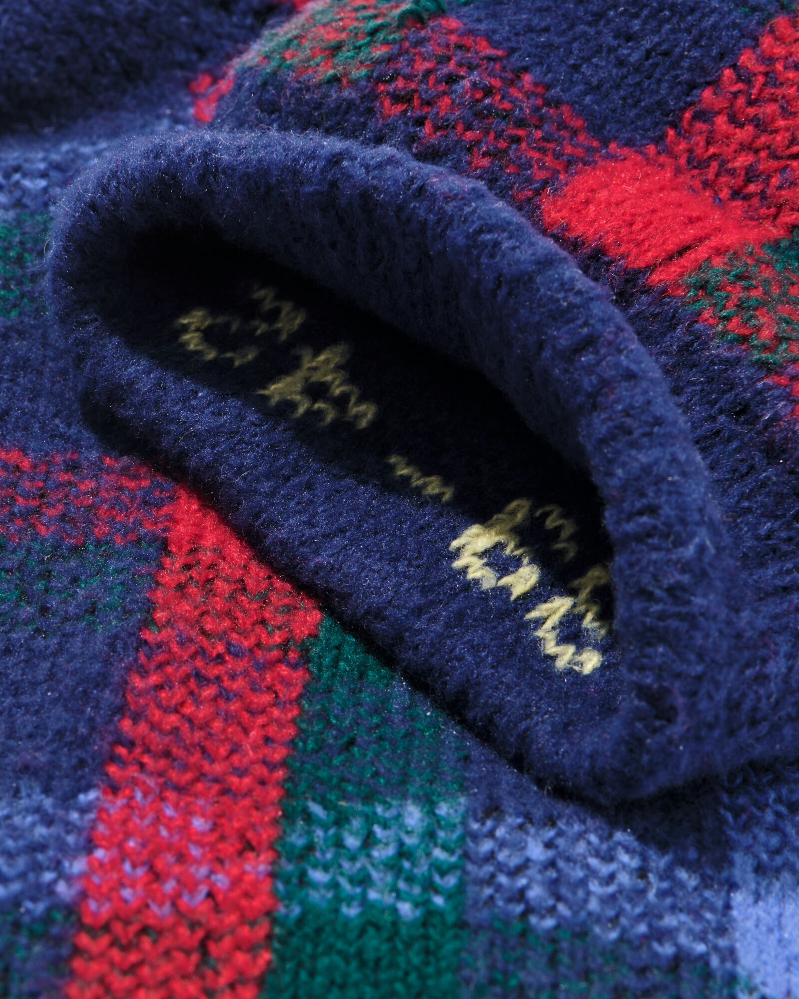 chaussettes War Child pour adultes carreaux bleu fonc&eacute; - 4266560DARKBLUE - HEMA