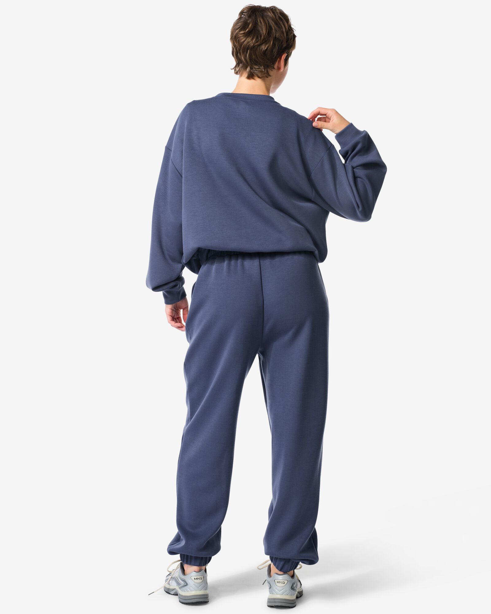 dames loungebroek donkerblauw donkerblauw - 36050401DARKBLUE - HEMA