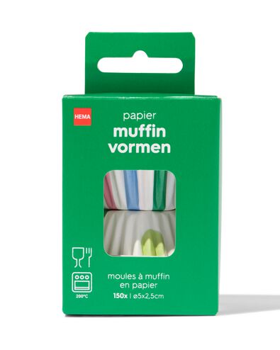 Mini-Muffinförmchen Ø5 cm Papier – 150 Stück - 80800626 - HEMA