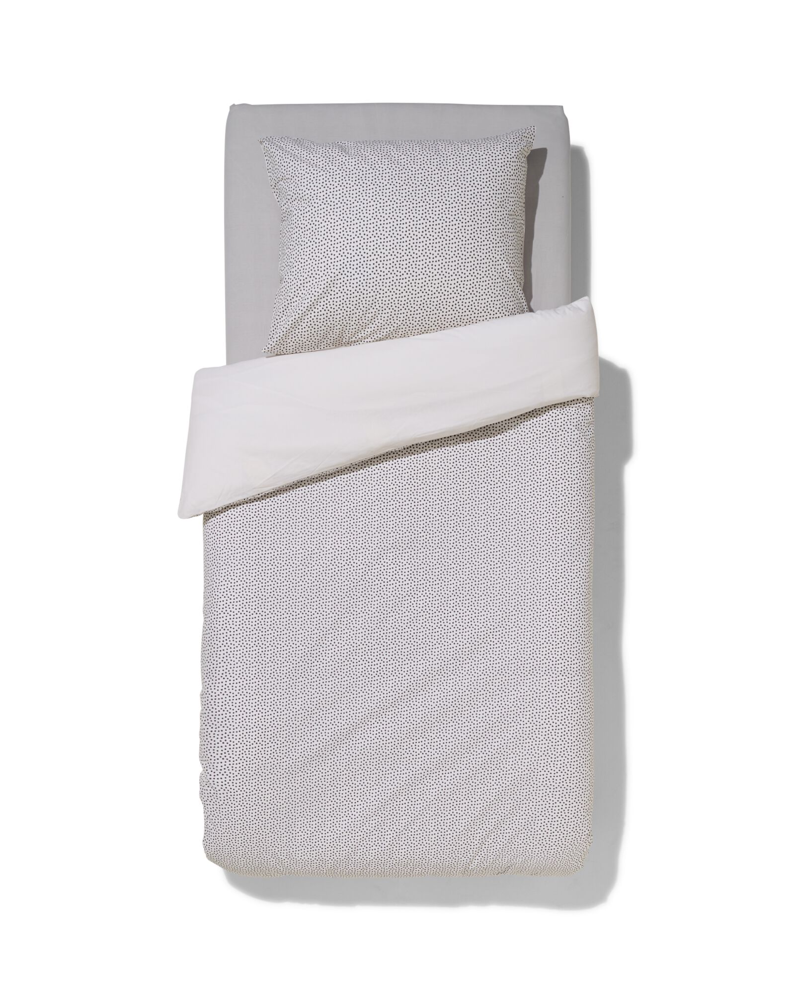 housse de couette en coton doux 240x220 petits pois - 5790157 - HEMA