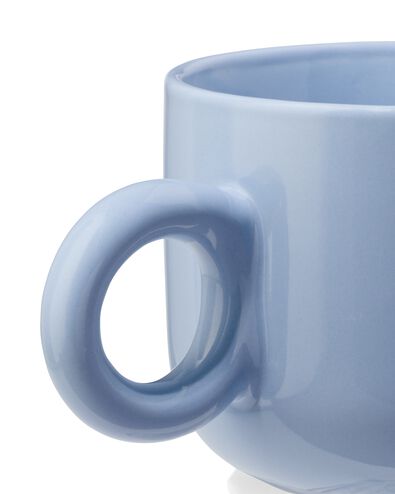tasse &agrave; th&eacute; 480ml fa&iuml;ence bleu clair smiley - 61100282 - HEMA