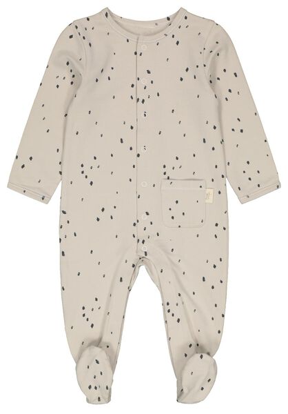 newborn jumpsuit with bamboo sand - HEMA