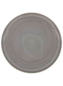 assiette plate 27 cm - Helsinki - émail réactif - gris clair - 9602013 - HEMA
