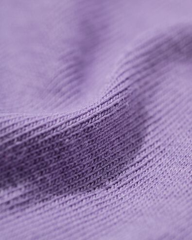 Damenstring aus Baumwolle mit Spitze helllila - 19611685LIGHTPURPLE - HEMA