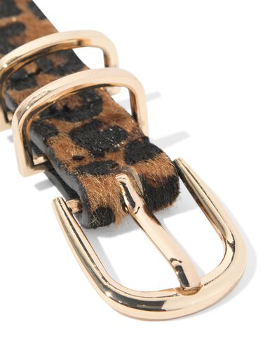 damesriem luipaard bruin bruin - 16360090BROWN - HEMA