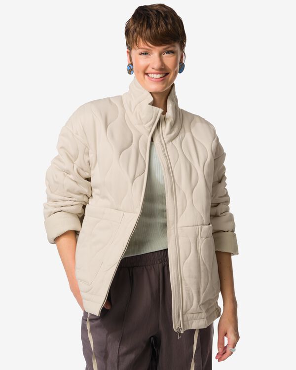 Damenjacke Jina, gesteppt eierschalenfarben eierschalenfarben - 36207420OFFWHITE - HEMA