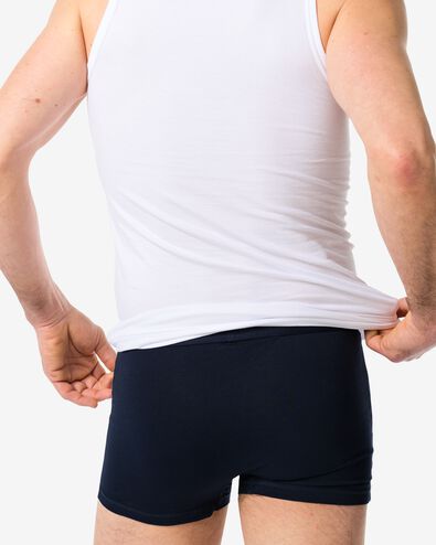 2er-Pack Herren-Boxershorts, lang, Real Lasting dunkelblau - 19144130DARKBLUE - HEMA