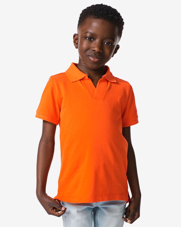 polo enfant F&ecirc;te du Roi orange orange - 30714002ORANGE - HEMA
