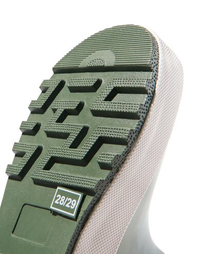bottes de pluie enfant caoutchouc vert vert - 1000031970 - HEMA