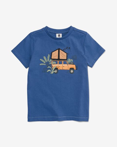 kinder t-shirt met geheim vakje blauw - 1000030924 - HEMA