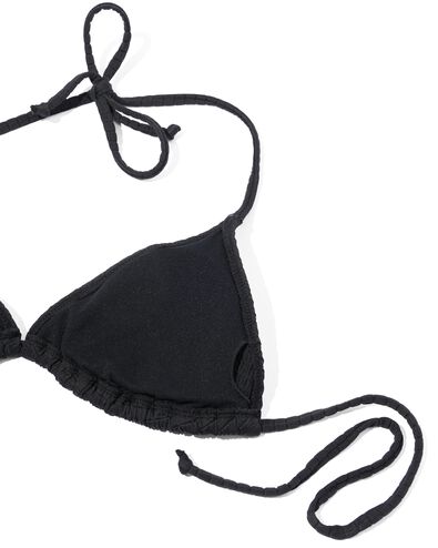 Damen-Triangel-Bikinioberteil schwarz schwarz - 22351480BLACK - HEMA