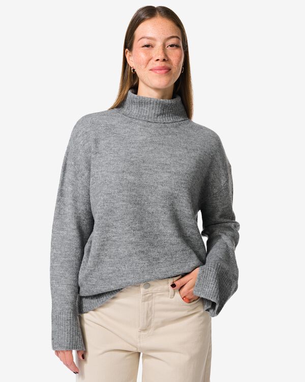 dames coltrui Frankie lichtgrijs - 36366360LIGHTGREY - HEMA