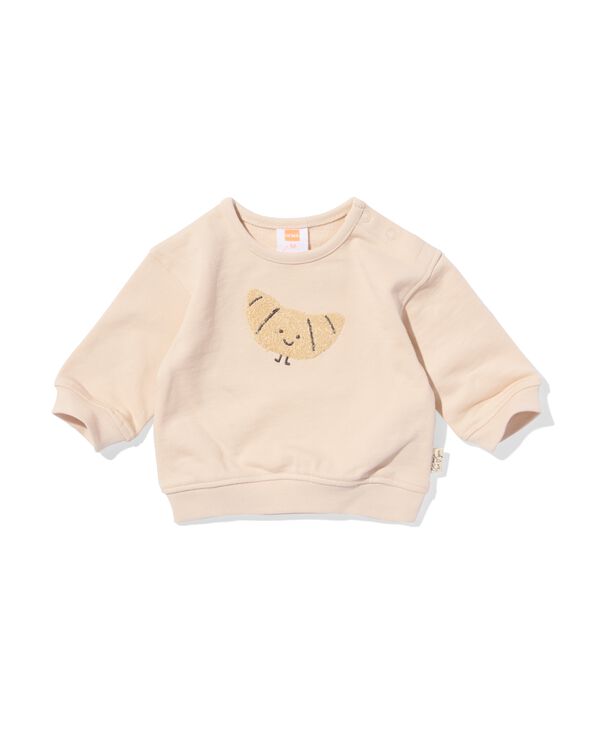 newborn sweater croissant ecru ecru - 33444820ECRU - HEMA
