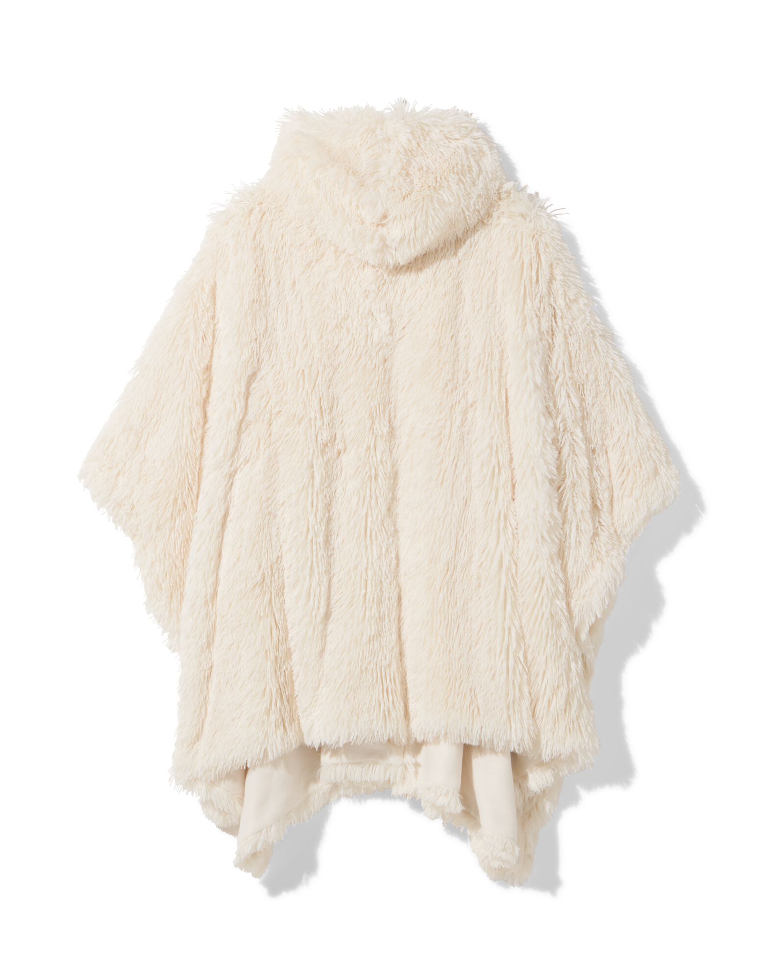 Damen-Sofa-Poncho, Einheitsgr&ouml;&szlig;e, Kapuze und Taschen, Creme - 61100242 - HEMA
