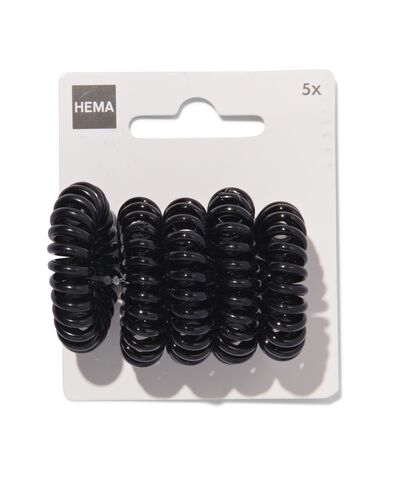 lot de 5 élastiques spirales - 11873042 - HEMA