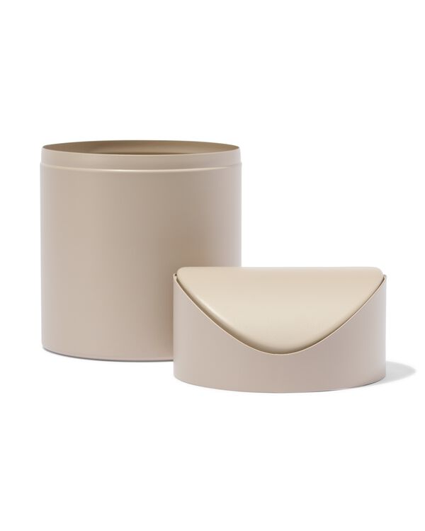 prullenbakje mat zand 1L - 80330119 - HEMA