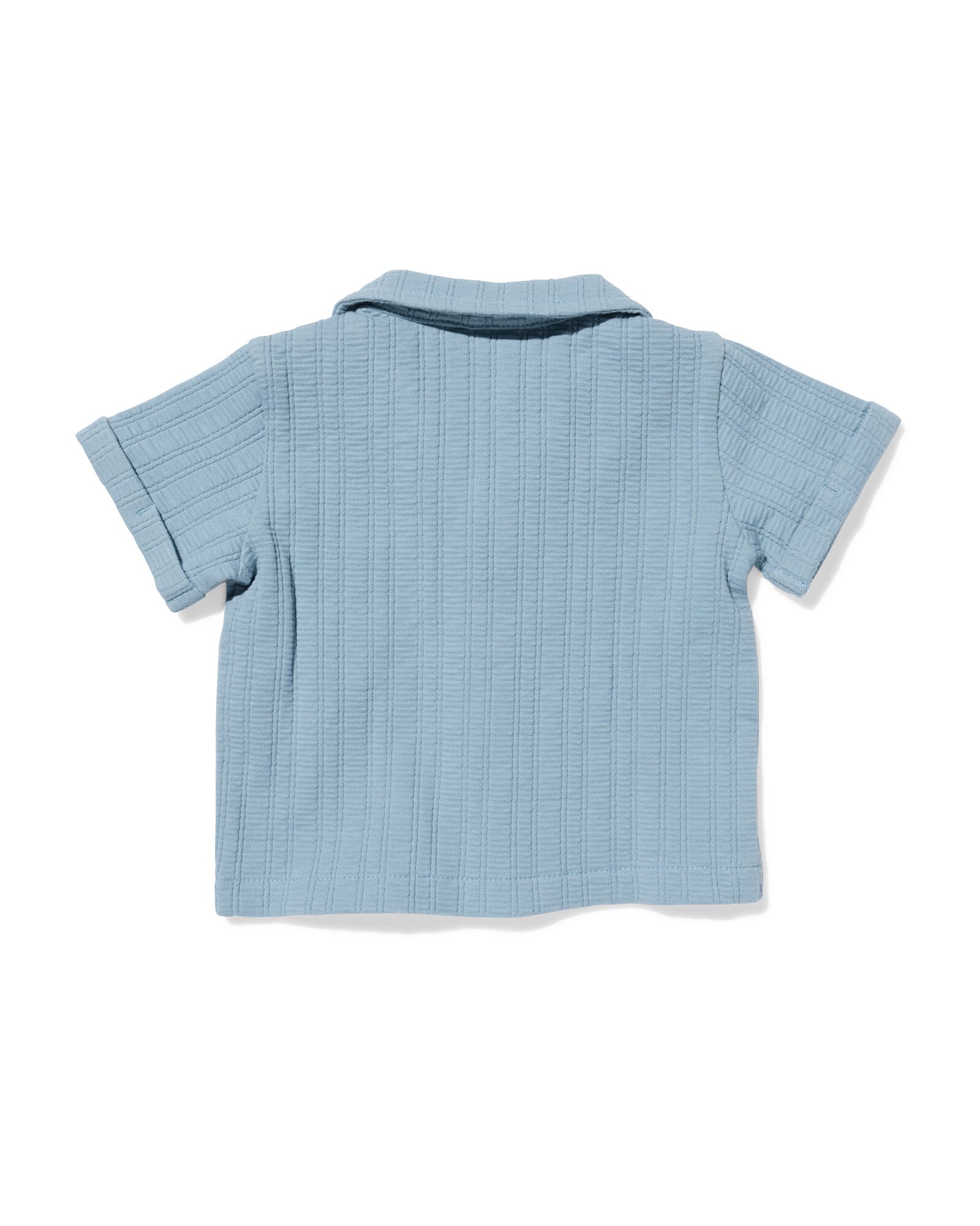 newborn blouse jersey blauw blauw - 33453220BLUE - HEMA