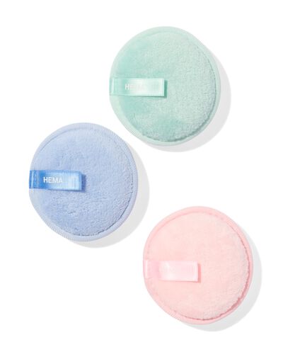 disques nettoyants visage - 3 pi&egrave;ces - 17840052 - HEMA