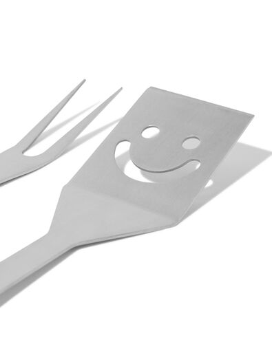 Grillbesteck aus Edelstahl &ndash; 3 Teile - 41800233 - HEMA