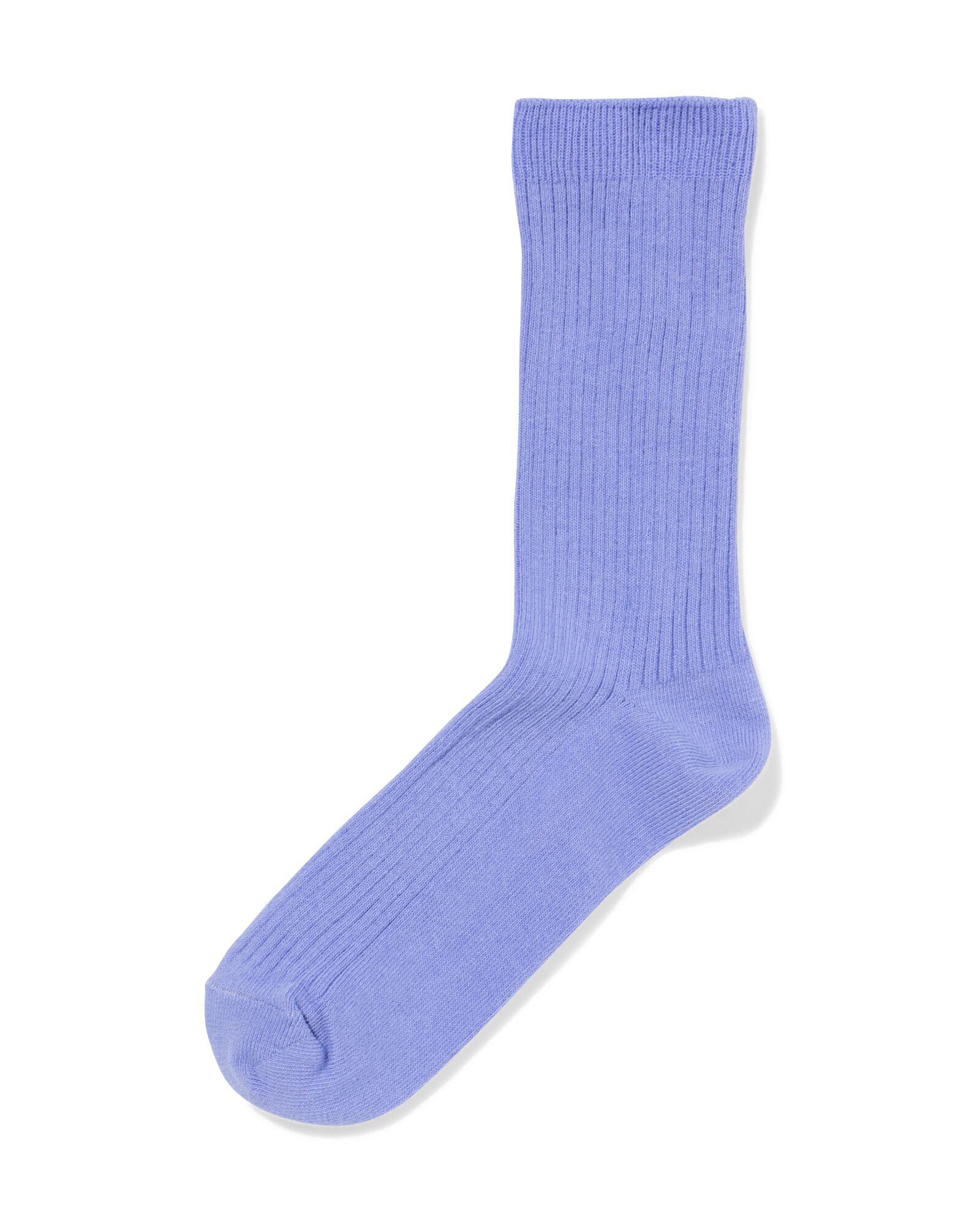 chaussettes c&ocirc;tel&eacute;es femme bleu clair - 4290460LIGHTBLUE - HEMA