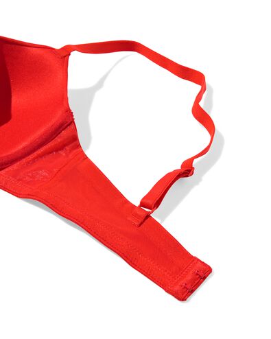 voorgevormde bh met beugel rood - 21880315RED - HEMA