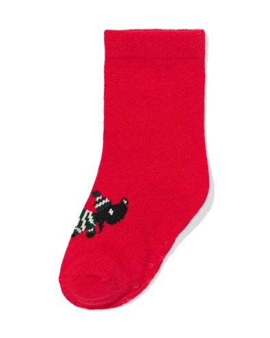 chaussettes bébé Takkie et Siepie rouge rouge - 4770030RED - HEMA