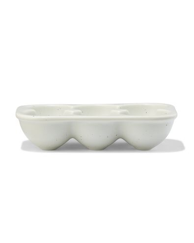 bo&icirc;te &agrave; &oelig;ufs pour 6 &oelig;ufs fa&iuml;ence mouchet&eacute;e verte - 9650353 - HEMA