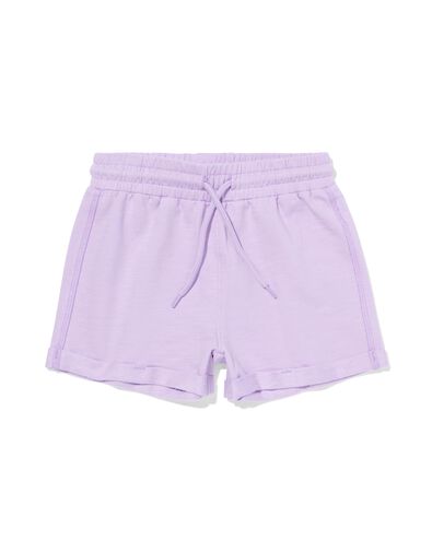 kinder sweatshort comfy fit lila lila - 30846334LILAC - HEMA