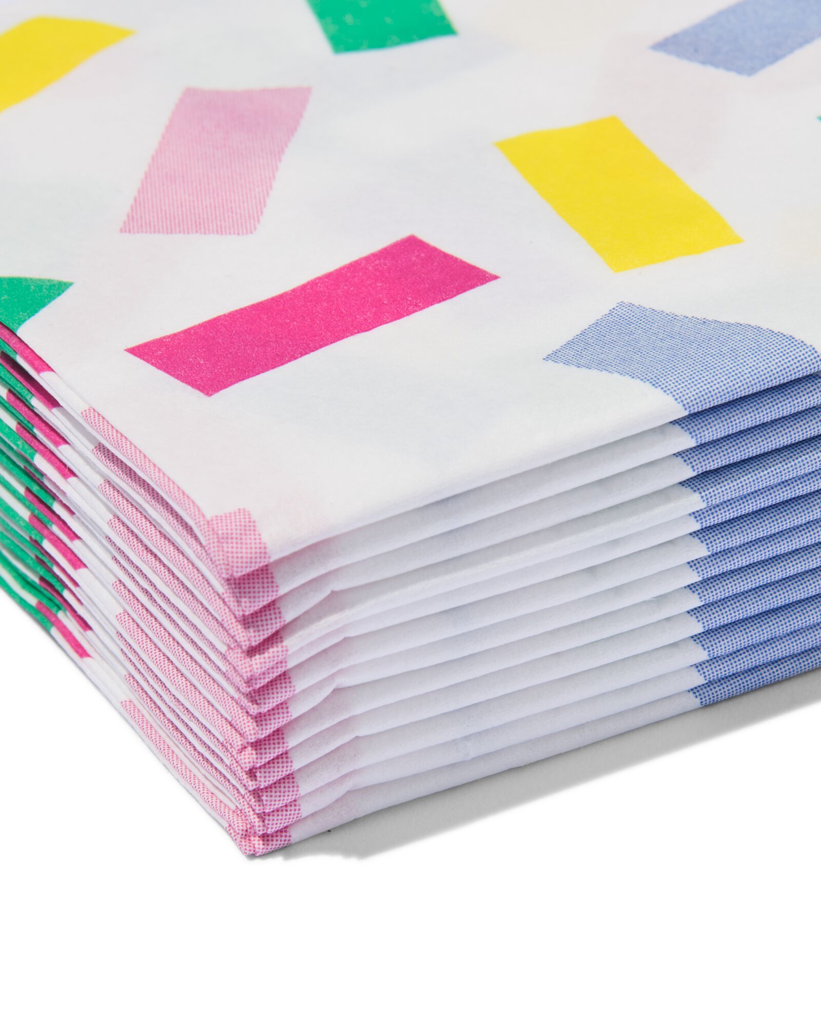 serviettes confetti 40 x 40 cm - lot de 12 - 14250209 - HEMA