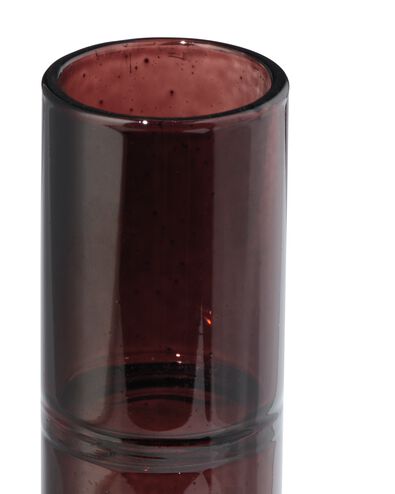 Kerzenst&auml;nder 8,5 x 10 cm, Glas, Braun - 13325041 - HEMA