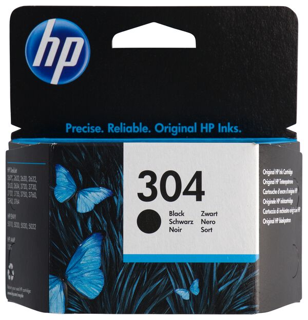 cartouche HP 304 noir - 38300104 - HEMA